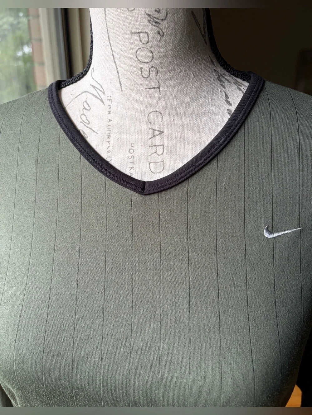 Nike Dri-FIT ADV Performance Long-Sleeve Shirt - Olive Green - Women's Small